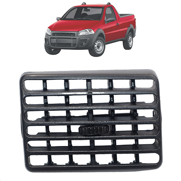 Saida Difusor Do Ar Siena Strada Palio Ed Edx El Ex Elx Fire 1996 Até 2013 Esquerdo Com Aletas