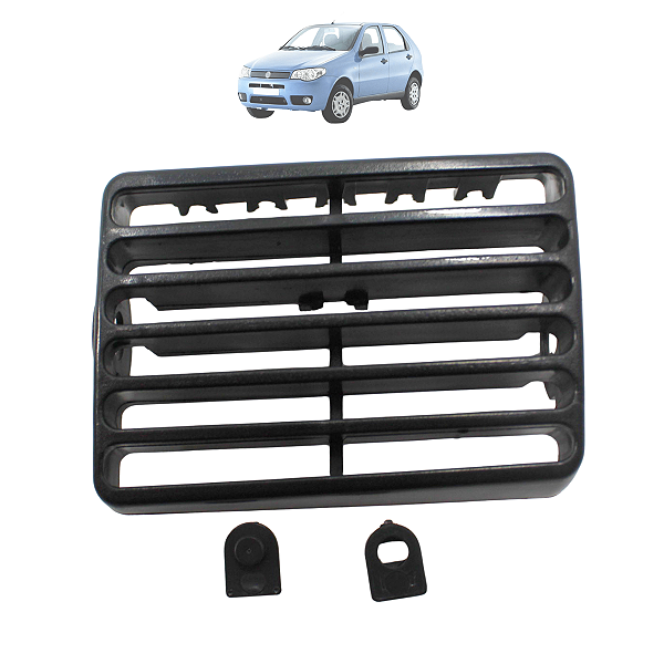 Difusor Saida De Ar Sem Aletas Palio Strada Siena Ed Edx El Ex Elx Fire 1996 Até 2013 Esquerdo