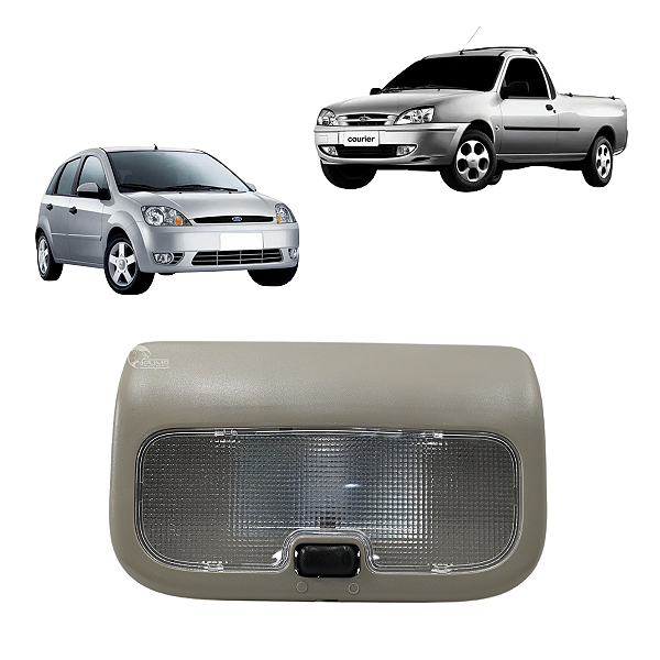 Lanterna Central Teto Ford Fiesta 1996 1997 1998 1999 Até 2006 Courier 1997 1998 1999 Até 2001