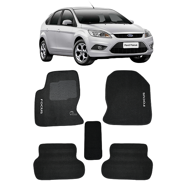 Tapete Focus 2009 2010 2011 2012 2013 2014 Carpete Logo Bordado