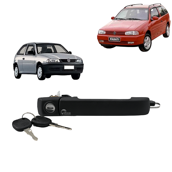 Maçaneta Gol Parati 1994 1995 Até 2001 Fino Externa Porta Com Chave