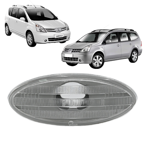 Lanterna Lateral Seta Pisca Nissan Livina Grand Livina 2009 Até 2014 X-trail 2007