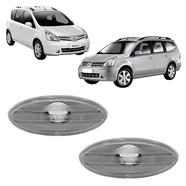 02 Lanterna Lateral Pisca Paralama Nissan Livina Grand Livina 2009 A 2014 Xtrail 2007