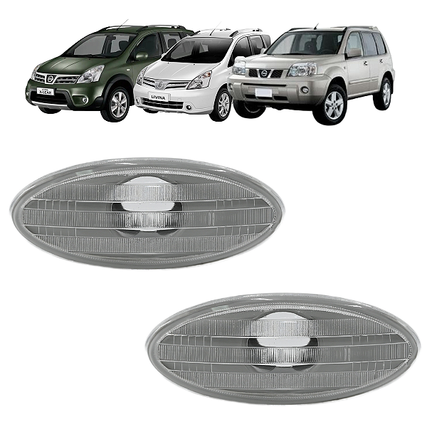 02 Lanterna Lateral Pisca Paralama Nissan Livina Grand Livina 2009 A 2014 Xtrail 2007