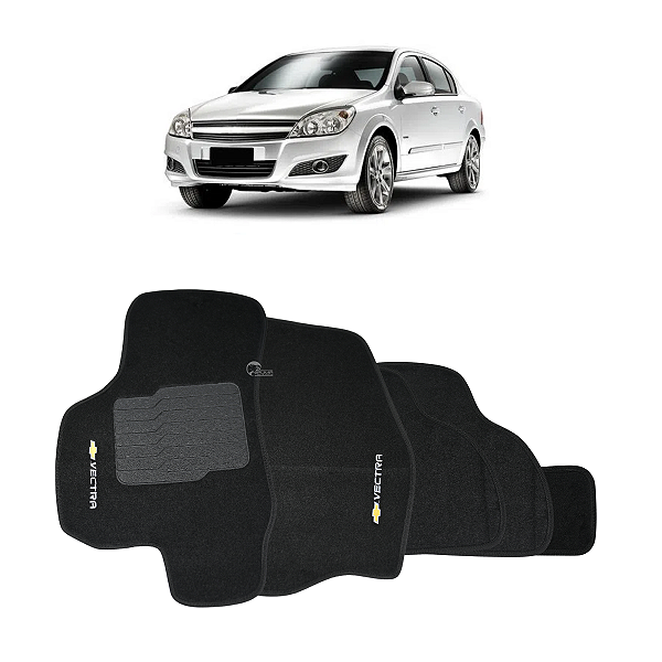 Tapete Vectra 2006 2007 2008 2009 2010 2011 Carpete Logo Bordado