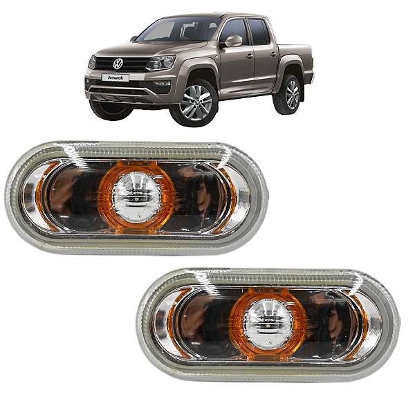 Par Lanterna Pisca Seta Lateral Amarok 2008 2009 2010 2011 Até 2020