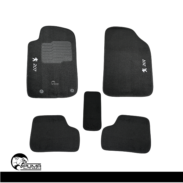 Tapete 207 2010 2011 2012 2013 A 2018 Carpete Logo Bordado