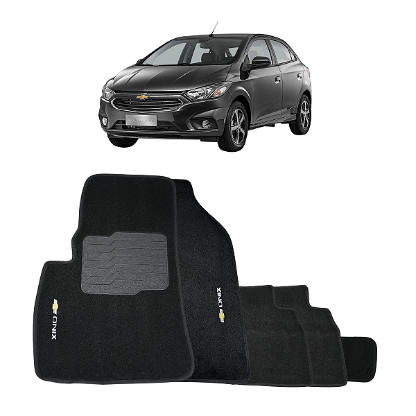 Tapete Onix Plus 2020 2021 2022 Carpete Logo Bordado