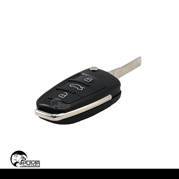 Carcaça Chave Canivete Audi A1 A3 A4 Q7 Q3 Q5 2006 2007 2008 2009 2010 2011 2012 2013