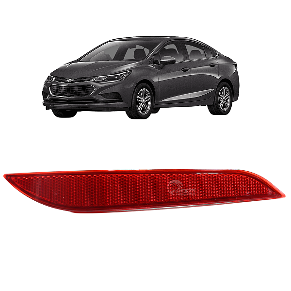 Refletor Lado Esquerdo Do ParaChoque Cruze 2017 A 2021