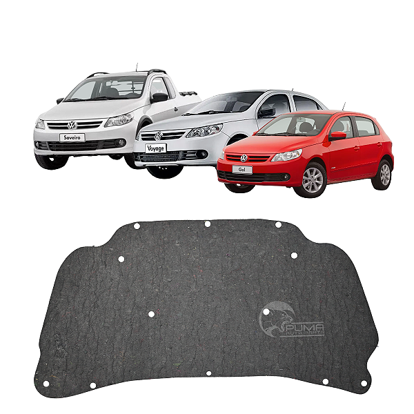 Manta Capô Gol Saveiro Voyage G5 2009 2010 2011 2012 2013 Presilhas