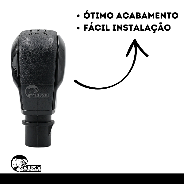 Manopla Bola De Câmbio Peugeot 208 2014 15 16 17 Até 2020 Com 5 Marchas