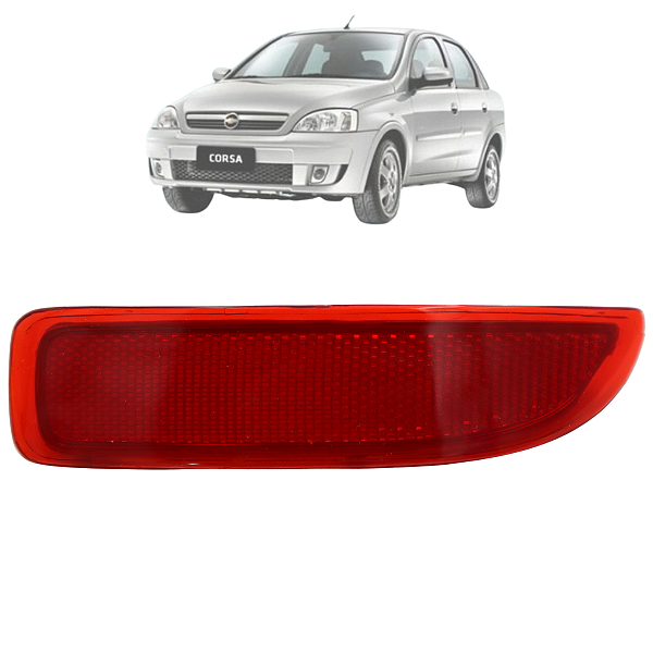 Olho De Gato Parachoque Traseiro Corsa Hatch 2003 2004 2005 2006 2007 2008 2009 2010 2011 2012