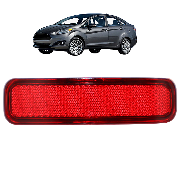 Olho De Gato Parachoque Traseiro Fiesta Sedan 2010 Até 2014