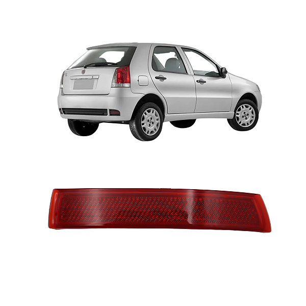 Refletor Parachoque Olho Gato Traseiro Palio Adventure Palio 2009 A 2018