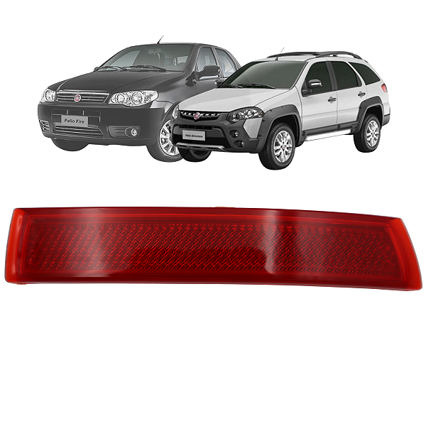 Refletor Parachoque Olho Gato Traseiro Palio Adventure Palio 2009 A 2018