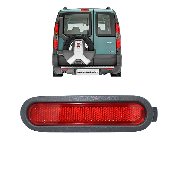 Olho De Gato Parachoque Traseiro Doblo Adventure 2010 2011 2012 2013 A 2021