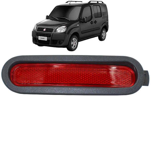 Olho De Gato Parachoque Traseiro Doblo Adventure 2010 2011 2012 2013 A 2021