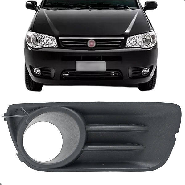 Grade Moldura Farol De Milha Palio Siena Economy 2008 09 10 11 12 A 2017