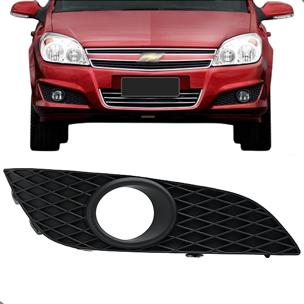 Moldura Farol Milha Vectra GT GTX 2009 2010 2011 2012 2013 Com furo