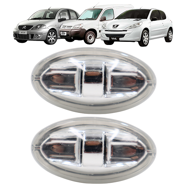 2 Lanterna Lateral Citroen C3 Berlingo Picasso Jumpy Jac Motors J2 J3 Peugeot 207 307 Com Soquete