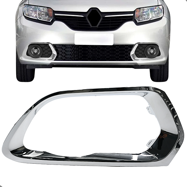 Friso Moldura Milha Sandero 2014 2015 2016 2017 2018 2019 2020 Cromado