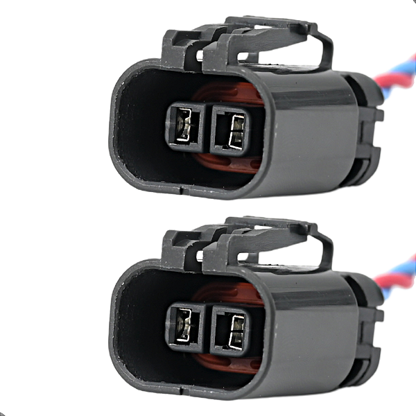 Par Conector Plug Chicote Ventoinha Mitsubishi Lancer Asx