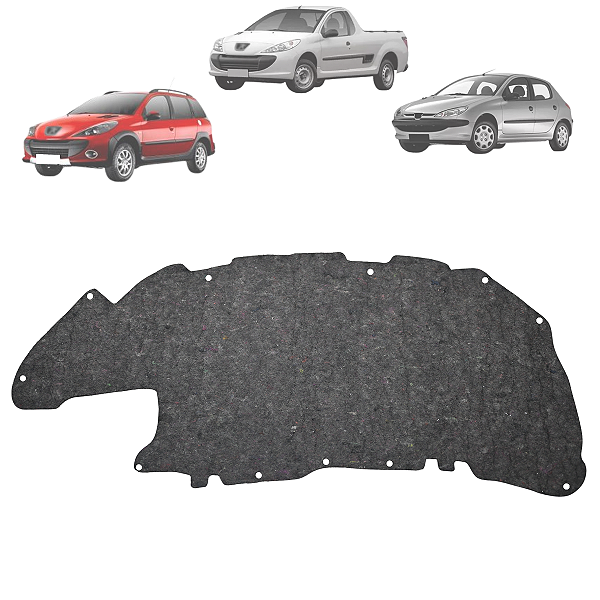 Forração Manta Capo Peugeot 206 Hoggar Escapade 1999 Até 2011+ Presilha