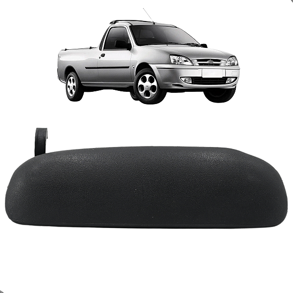 Maçaneta Da Tampa Traseira Da Caçamba Courier 1996 1997 1998 1999 2000 Até 2013 Metal