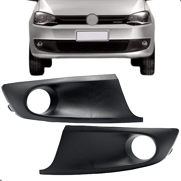 Par Grade Moldura Milha C/ Furo Fox Spacefox 2010 2011 2012 2013 2014