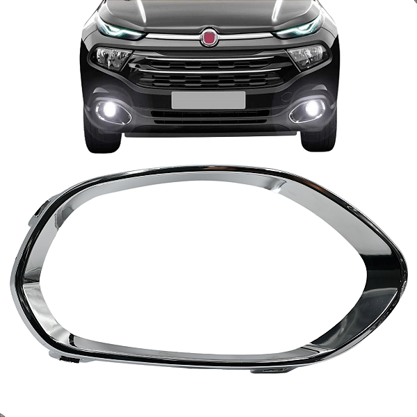 Friso Cromado Moldura Milha Toro 2016 2017 2018 2019 2020