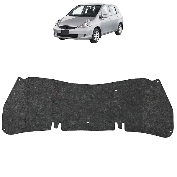 Forro Manta De Capô Fit 2004 2005 2006 2007 2008 + Presilha