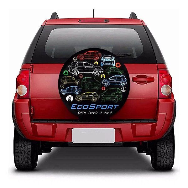 Capa Estepe Ecosport 2003 04 a 2017 Aro 13 14 15 16 Colorida