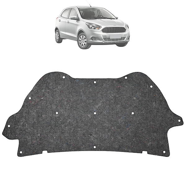 Manta Forro Do Capô Ford Ka 2008 2009 2010 2011 2012 2013 2014 Presilha Adesivo