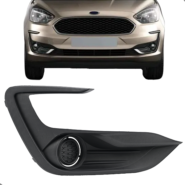 Grade Moldura Parachoque Milha Ka 2017 2018 2019 2020 S/Furo