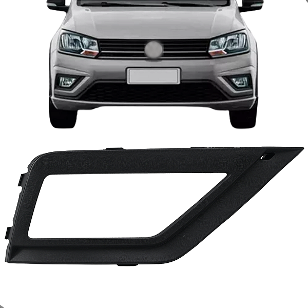 Moldura Farol Milha Gol Voyage G8 2017 2018 19 20 21 2022 Saveiro G7 C/Furo