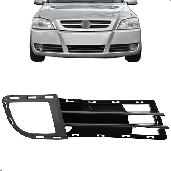 Grade Farol Milha Astra 2003 2004 2005 2006 2007 2008 A 2011 Com Furo