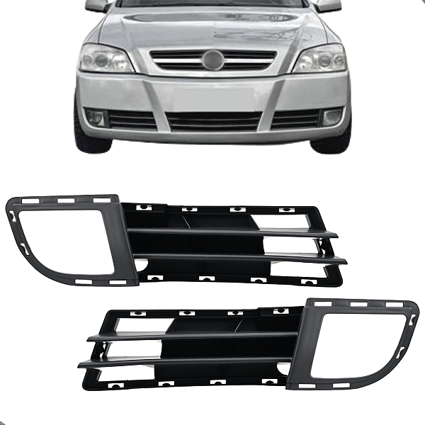 Par Grade Farol Milha Astra 2003 2004 2005 2006 2007 2008 A 2011 Com Furo