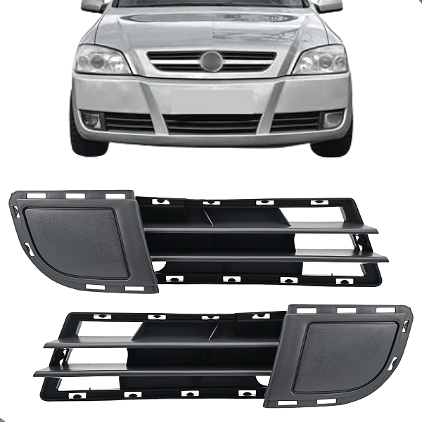 Par Grade Farol Milha Astra 2003 2004 2005 2006 2007 2008 A 2011 Sem Furo