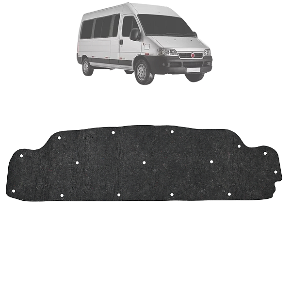 Manta Forro De Capô Ducato 2004 05 06 07 08 09 10 11 12 13 14 15 16 2017 Autocolante + Presilha