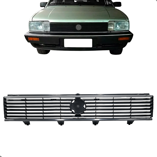 Grade Dianteira Frontal Santana Quantum 1985 86 1987 1988 1989 1990 Preta