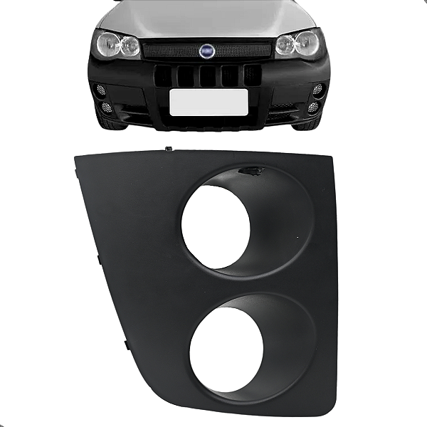 Grade Moldura Milha Palio Weekend Strada Adv 2004 05 06 07 08 A 2012 C/Furo