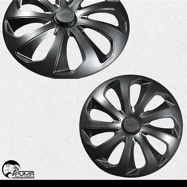 Calota Velox Grafite Universal Aro 13 14 15 Unidade