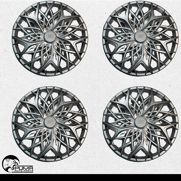 Jogo 4 Calotas Aro 14 Moove Fiat Citroen Volkswagen Universal