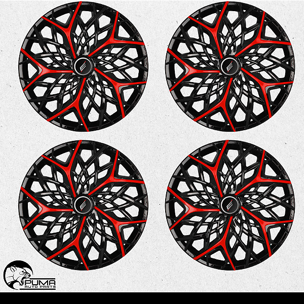 Jogo 4 Calotas Aro 14 Moove Fiat Citroen Volkswagen Universal