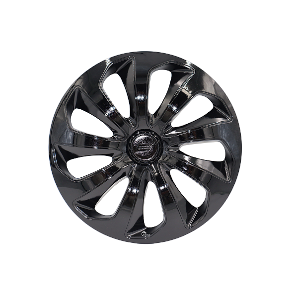 Calota Velox Aro 14 15 Preto Universal Fiat Ford Gm Volkswagen