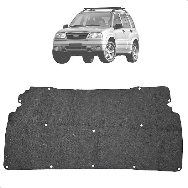 Forro Manta Acústica Capô Tracker 2000 Até 2012 + Presilha