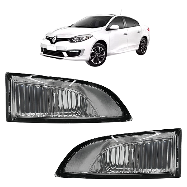 Par Pisca Do Espelho Retrovisor Fluence Megane 2011 2012 2013 2014 2015 2016 2017 2018