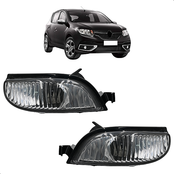 Par Pisca Seta Retrovisor Sandero Logan Versa 2015 2016 2017