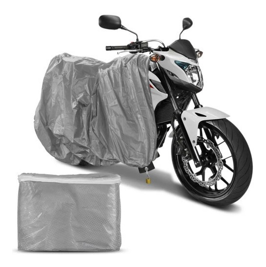 Capa Pra Moto Grande Impermeável Proteção Contra Sol Chuva Raios Uv